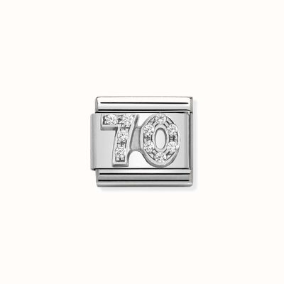 Nomination Composable CL SYMBOLS Steel Cubic Zirconia And Silver 925 70 330304/33