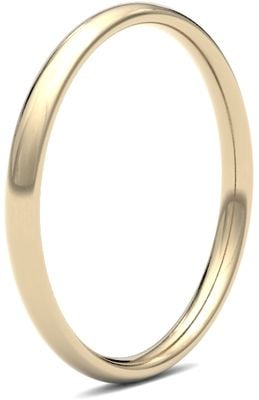 James Moore & Co | 9 karaat geelgoud | 2 mm | medium | maat traditioneel hof | ag_2lmc-9y AG_2LMC-9Y