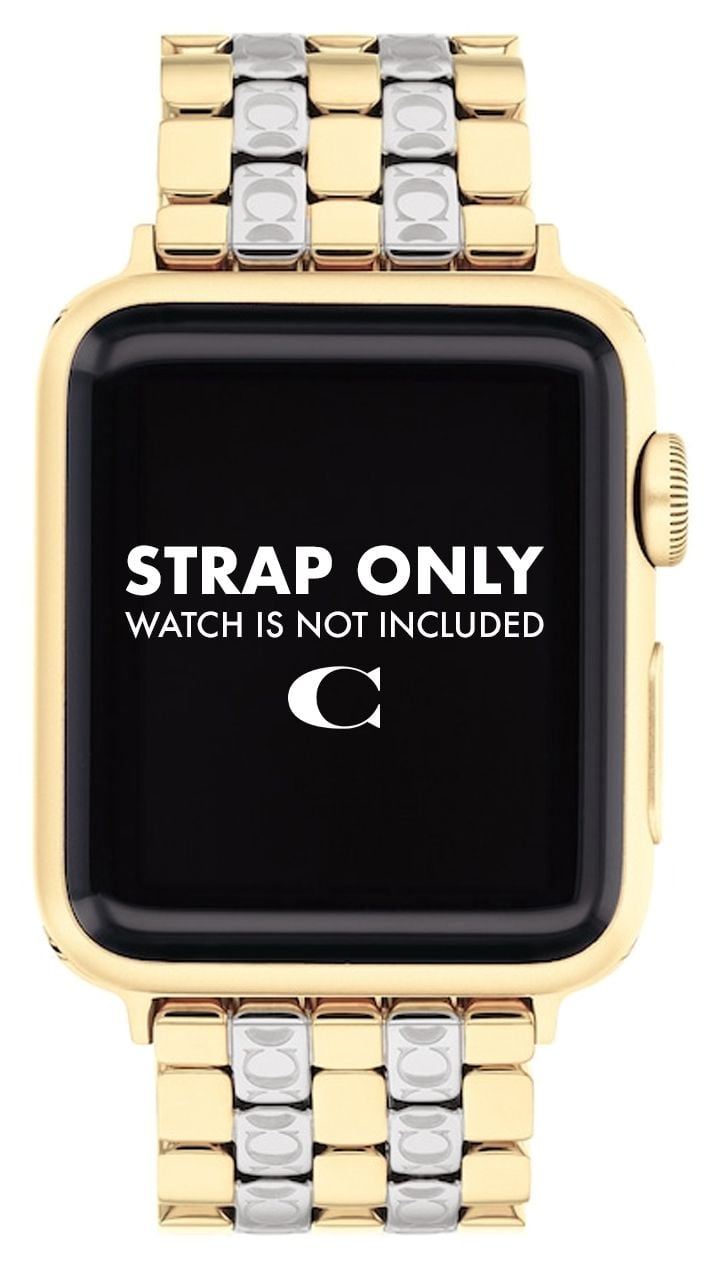 Coach Bracelet de Apple (38/40/41 mm) en acier montre