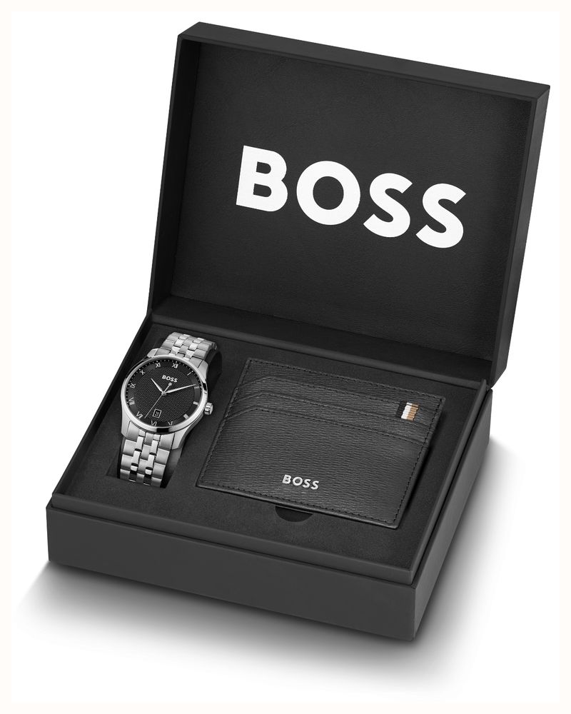 BOSS Graceful Mina Stainless Steel Black Dial Watch 1570204 - widok alternatywny 5