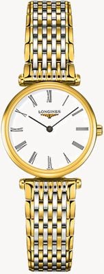 LONGINES La Grande Classique De Longines (24mm) White Dial / Two-Tone Stainless Steel Bracelet L42092117
