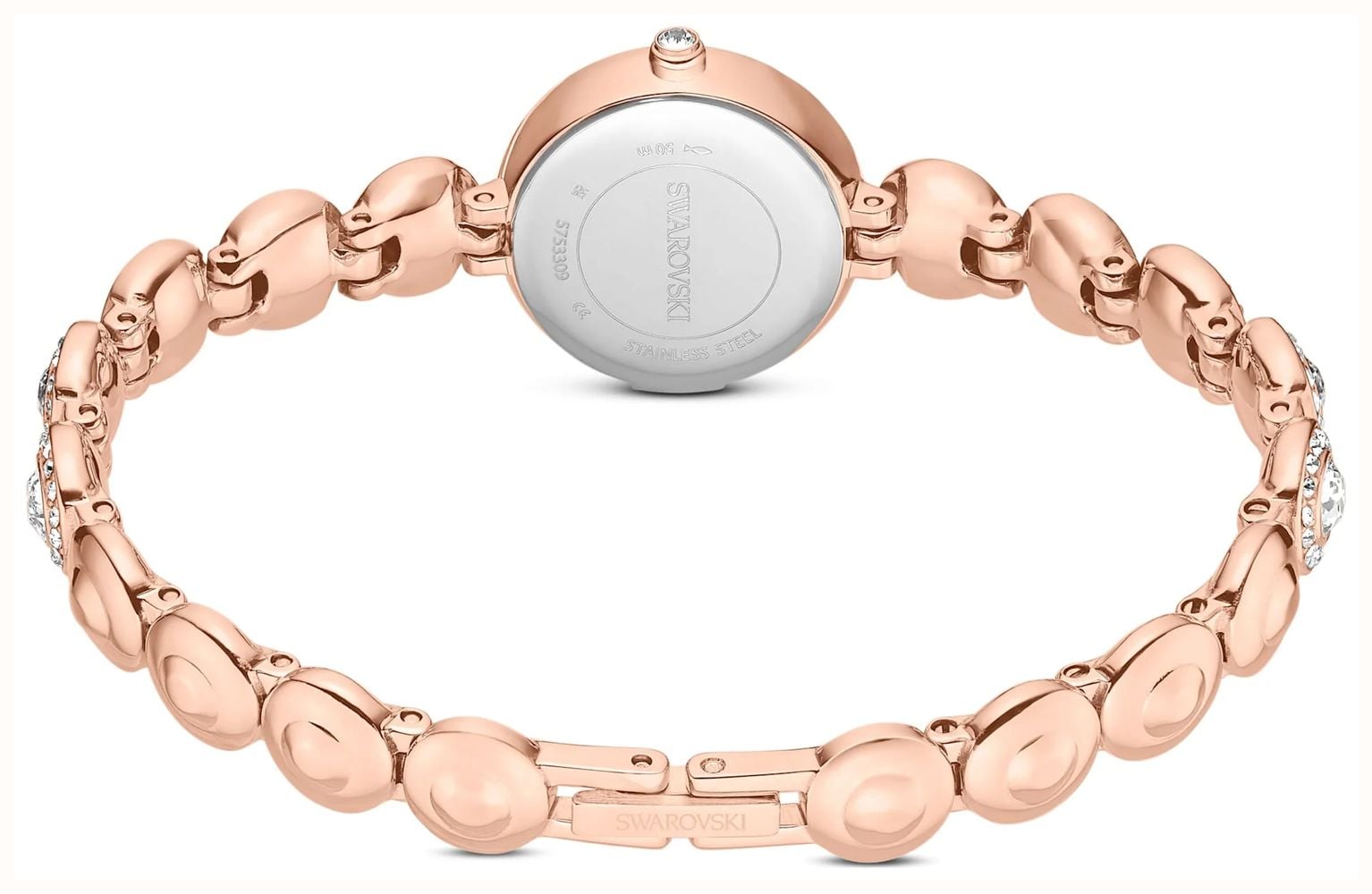 Swarovski Ladies Una Angelic Rose Gold Tone Round Stone 5753309 - alternate view 3