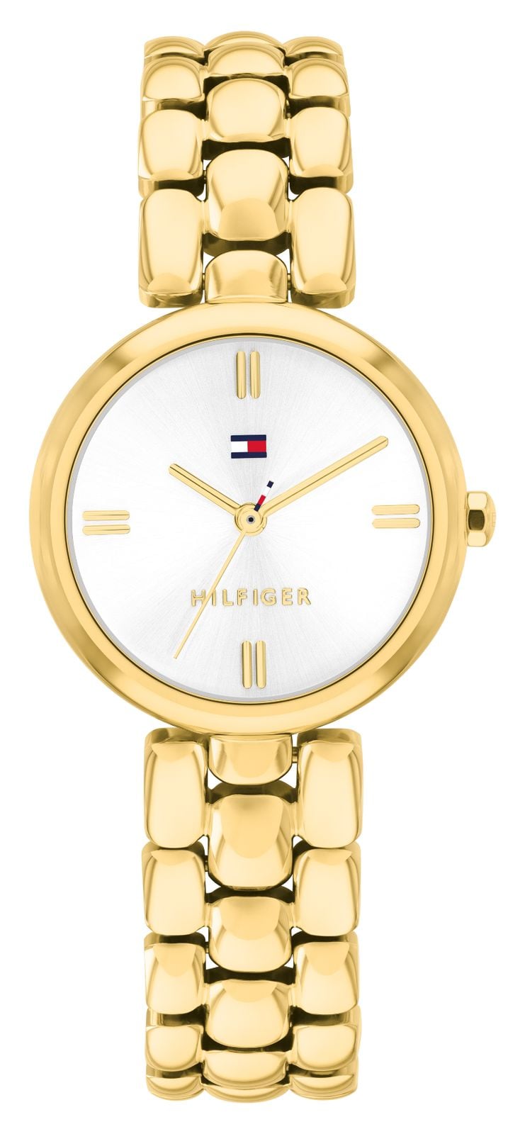 Tommy Hilfiger Annie Damenuhr mit weißem Zifferblatt und uhr
