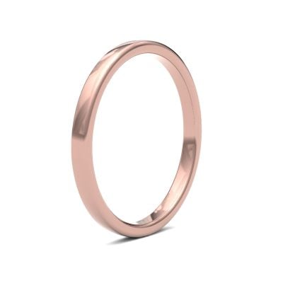 James Moore Wedding Ring | Oro rosa 18 carati | 2 mm | medio | misura morbida | ag_2lms-18r AG_2LMS-18R
