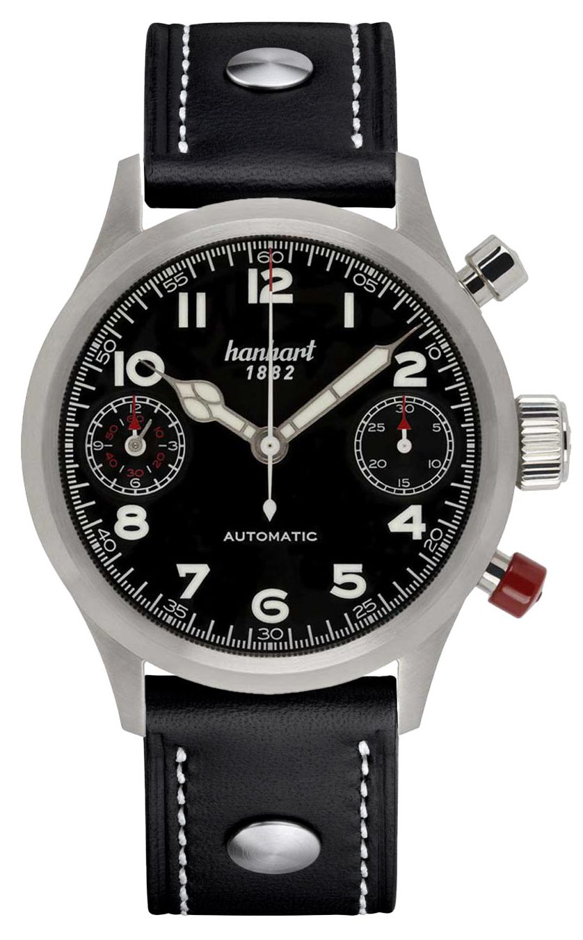 Hanhart Chronographe automatique Pioneer Twindicator (45 mm montre