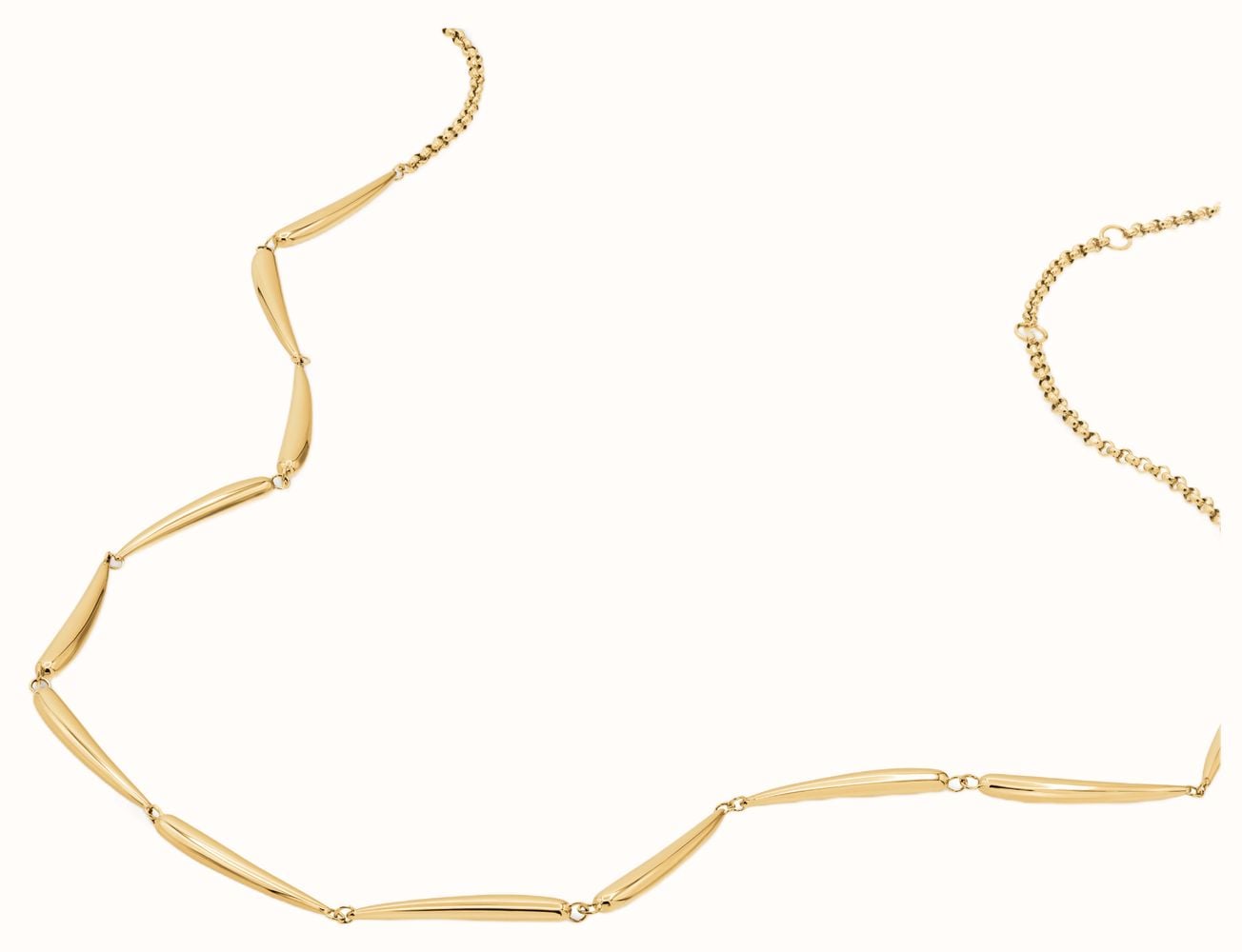 Calvin Klein Elongated Drops Gold-Tone Necklce 35000993 - vista alternativa 2