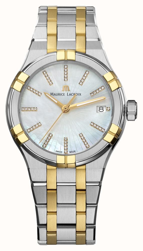 Maurice Lacroix Aikon Quartz Duotone 35mm Mother of Pearl Dial AI1106 PVY13 170 1 First Class Watches USA