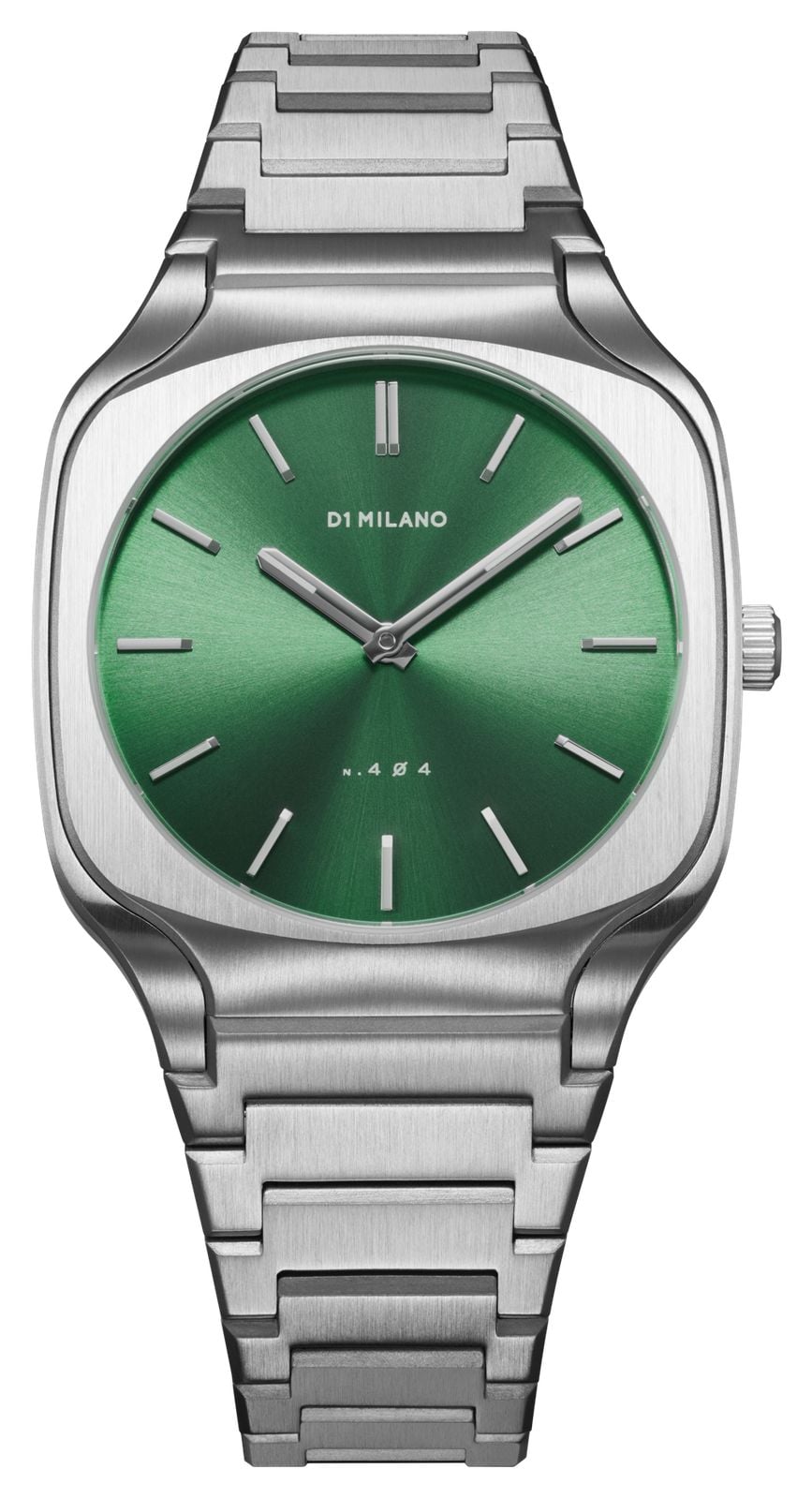 D1 Milano Square Eden 37mm Green Sunray Dial  Stainless Watch