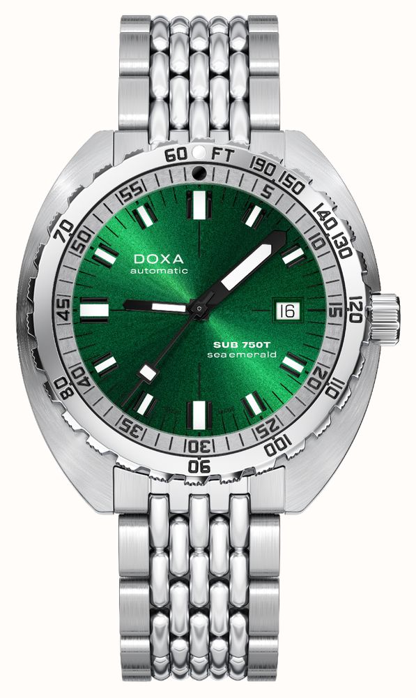 DOXA SUB 750T Sea Emerald (45mm) Green Sunray Dial Stainless