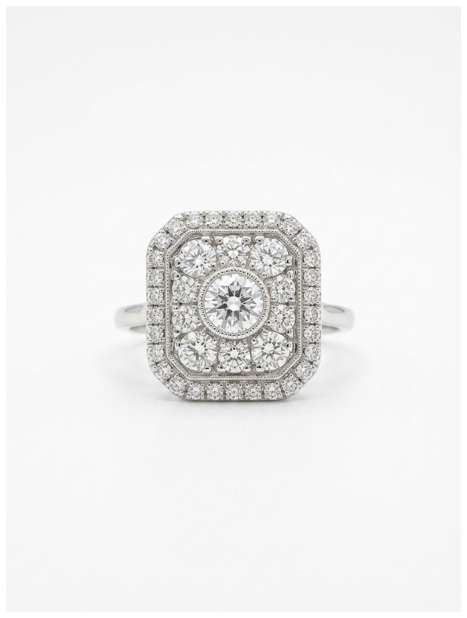 James Moore & Co 1.06ct Round Brilliant Natural Diamond 18ct Jewellery