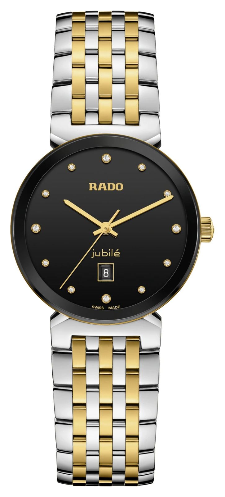 RADO Florence | diamants classiques | bracelet bicolore montre