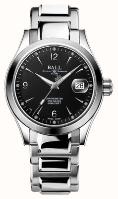 Ball Watch Company Engineer iii ohio chronometer (40 mm) zwarte wijzerplaat / roestvrij staal NM9026C-S5CJ-BK