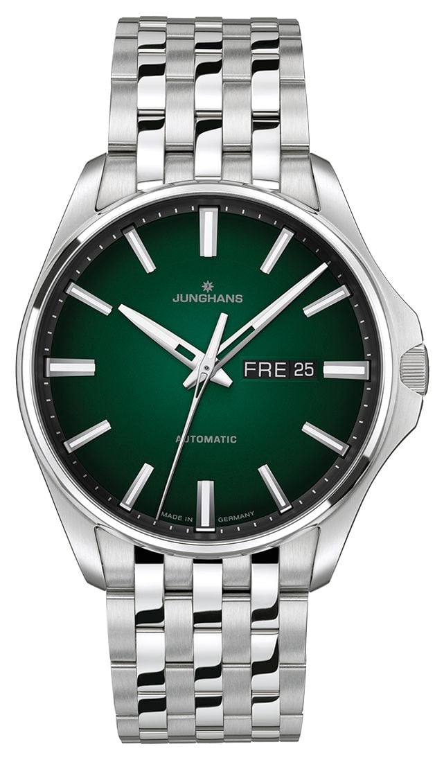 Junghans Meister S Automatic (40.5mm) Dark Green Fumé Dial Watch