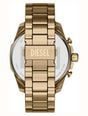 Diesel Mega Chief Slim Gold Plated Bracelet Blue Dial DZ4736 - 备用视图 2