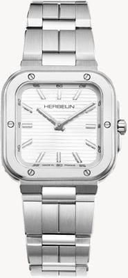 Herbelin Cappello da donna camarat (30 mm) quadrante bianco/bracciale in acciaio inossidabile 17546B12