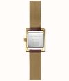 Herbelin Ve Avenue (19 x 23.4mm) Silver Guilloché Dial / Bordeaux Leather Strap 17537P08BU - alternatieve weergave 3