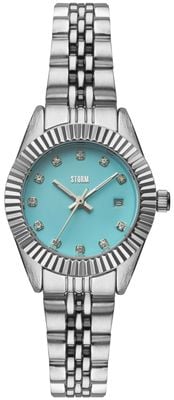 STORM Roxin Crystal Aqua (28 mm) Cadran turquoise / Bracelet en acier inoxydable 47531/AQ