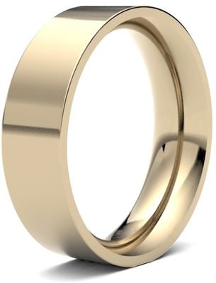 James Moore & Co | 9 karaat geelgoud | 6 mm | zwaar | maat plat hof | ag_6ghe-9y AG_6GHE-9Y