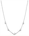 Olivia Burton Celestial Mini North Star and Moon Silver Tone Necklace 24100620