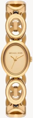 Michael Kors Mini Maude (20,5 mm) cadran doré / bracelet en acier inoxydable plaqué or MK4957