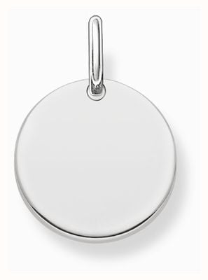 Thomas Sabo Small Disc Pendant Sterling Silver - Pendant Only LBPE0001-001-12