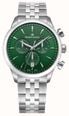 Maurice Lacroix 1975 Quartz Chronograph (40mm) Green Sun-Brushed Dial / Stainless Steel Bracelet Watch 751038-SS002-630-1
