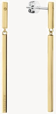 Tommy Hilfiger Ladies LINEAR Gold-Tone Droop Earrings 2780955