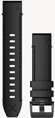 Garmin Alleen Quickfit 22 marq riem, tussen zwart leer 010-12738-19
