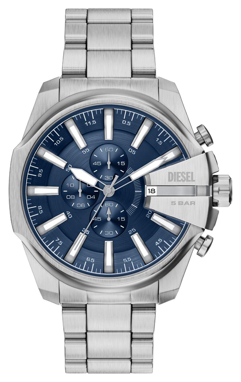 Diesel Mega chief slim chronograph (48mm) cadran bleu marine montre