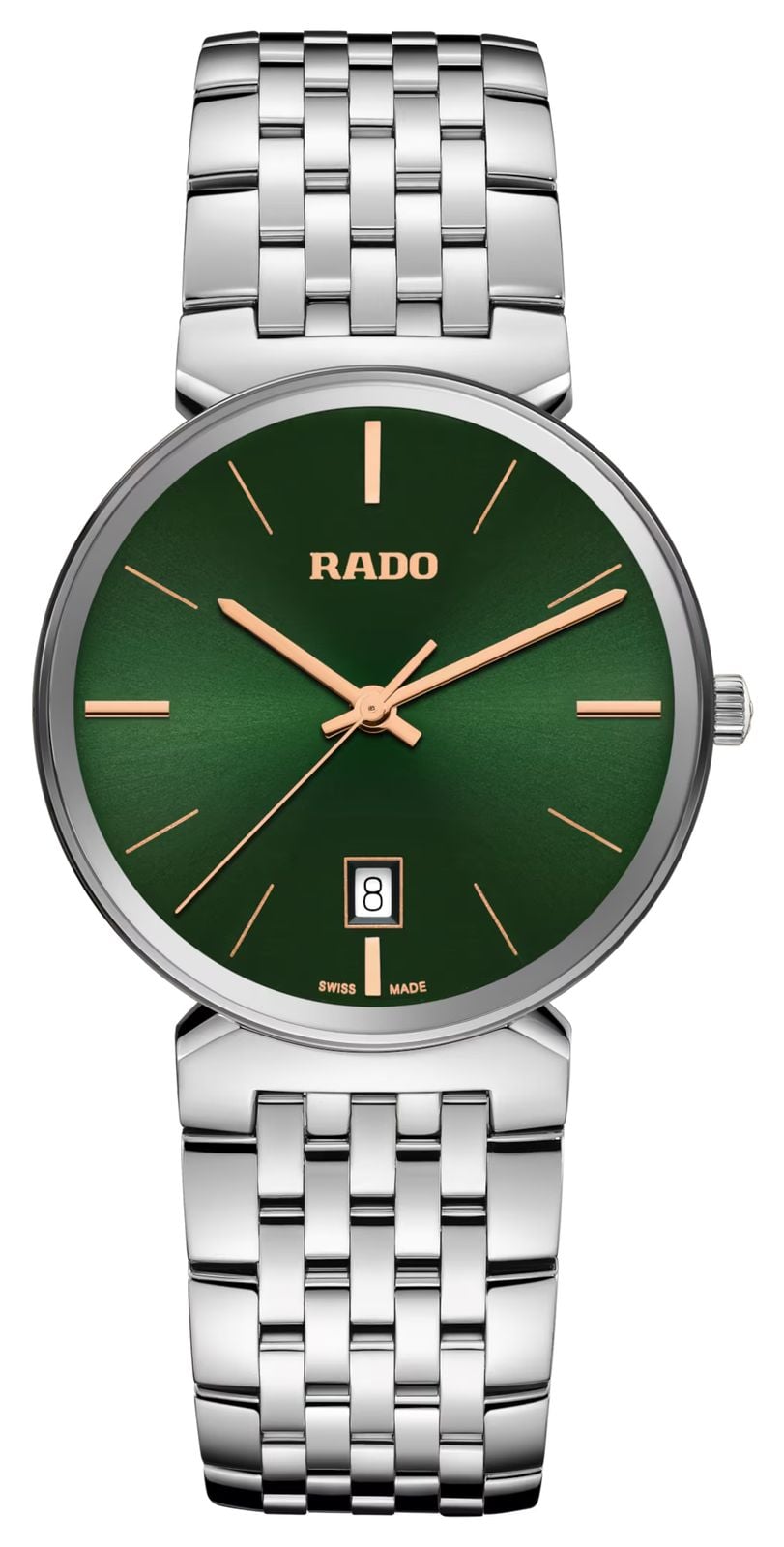 RADO Florence Quarz (38mm) grünes Sonnenschliff-Zifferblatt uhr