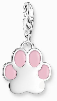Thomas Sabo Paw Charm - 925 Sterling Silver, Cold Enamel 2015-007-9