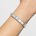 Nomination Classic - Blue Enamel Flower Charm with Cubic Zirconia 330321/16 - autre vue 2