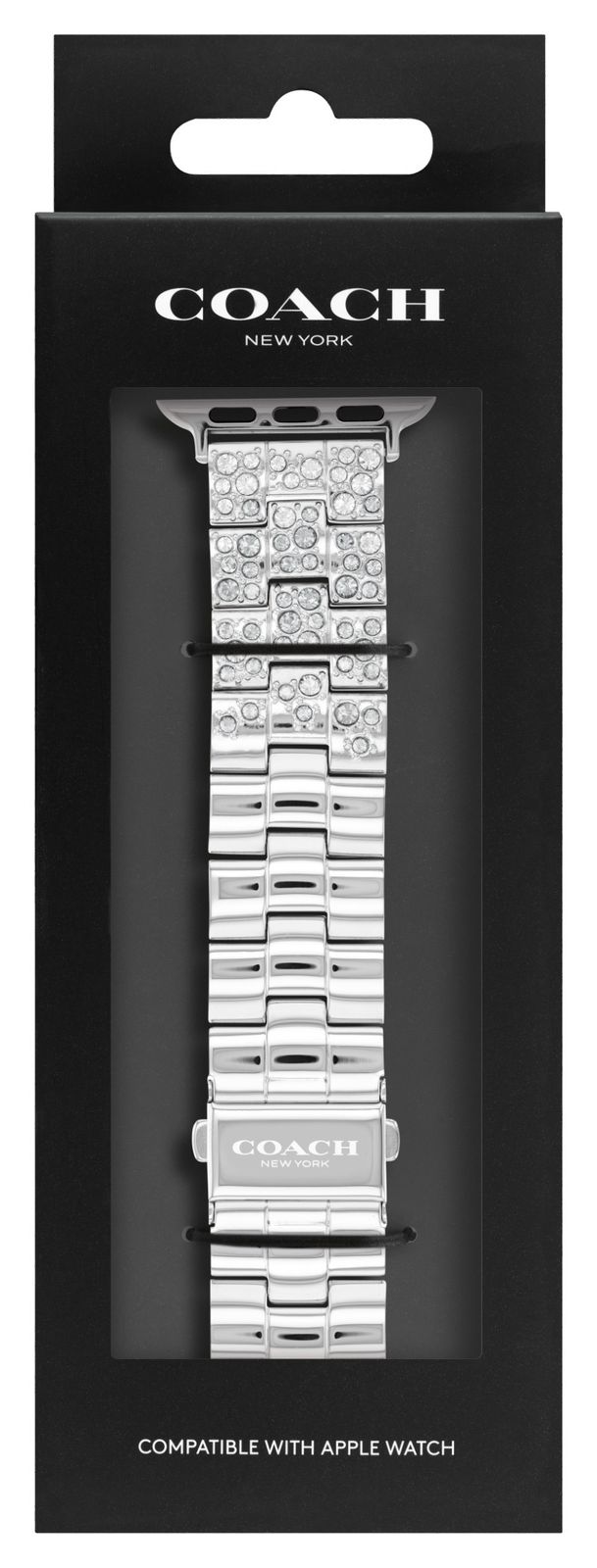 Coach Apple Watch Armband (38/40/41mm) Edelstahl & Kristall uhr-image-104656
