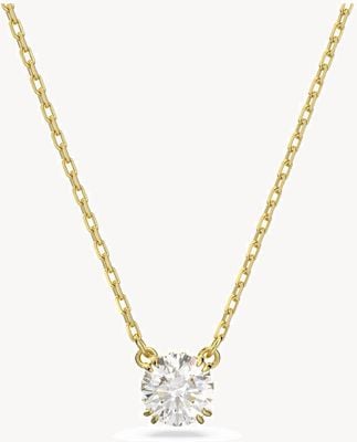 Swarovski Constella Pendant Necklace Gold-Tone Plated White Crystal 5636703