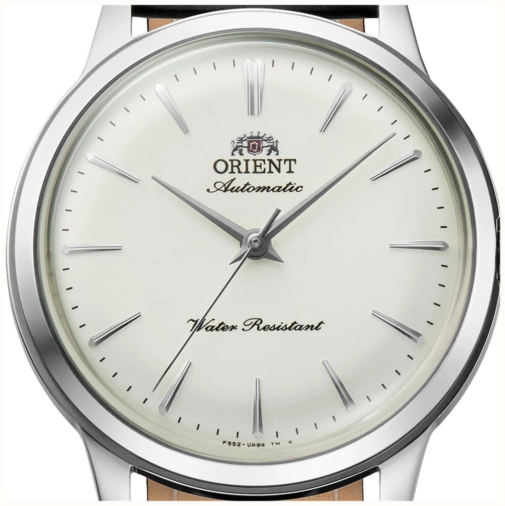 Orient Men's White Dial Automatic Black Leather Strap RA-BB0103S30B - vista alternativa 2