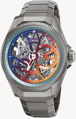 ORIS Big Crown ProPilot X Gonzo Edition (44mm) Skeleton Dial / Titanium Bracelet Watch 01 115 7759 7180-SET