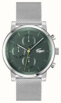 Lacoste Men's Monceau (40mm) Blue Dial / Stainless Steel Bracelet