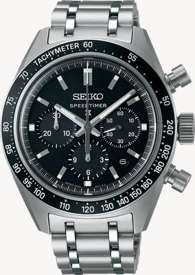 Seiko Cronógrafo mecánico Prospex Speedtimer de máxima precisión 8R SRQ055J1