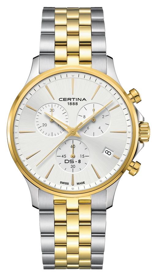 Certina homme ds-8 chrono (41 mm) cadran argentÃ© / montre