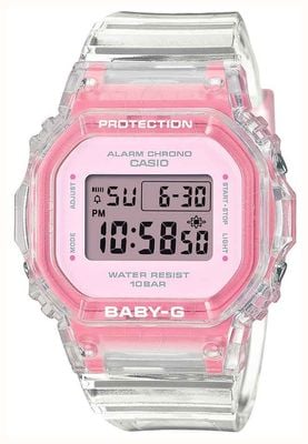 Casio Baby-G Summer Jelly (42.1mm) Digital Dial / Transparent Yellow Resin  BGD-565SJ-9ER - First Class Watches™ USA