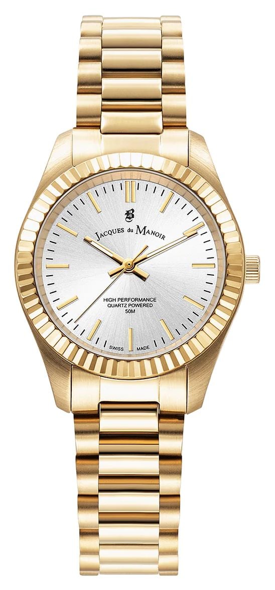 Jacques Du Manoir Inspiration Prime Quartz 31mm Silver Watch Jacques Du Manoir Inspiration Prime Quartz 31mm Silver Watch