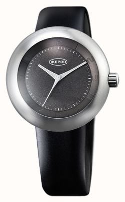 IKEPOD Megapod rob m101 (46 mm) cadran texturé gris / bracelet en silicone noir M101-SI-LB