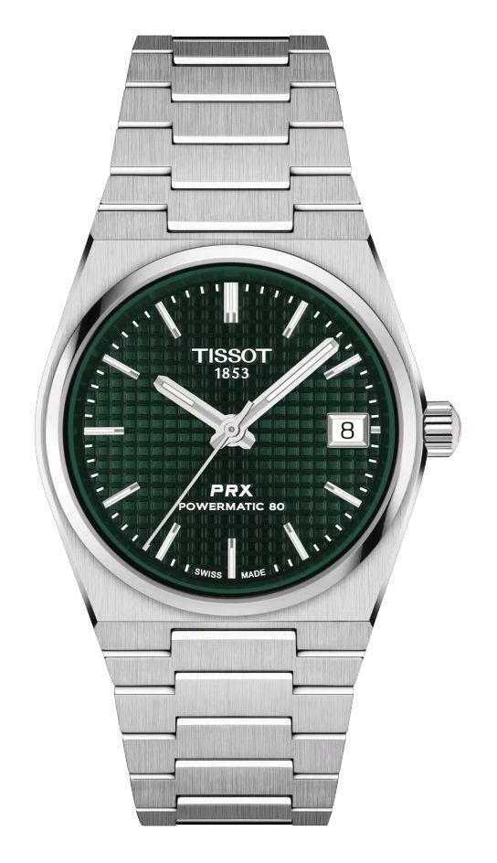 Tissot Prx powermatic 80 (35mm) cadran vert / acier montre
