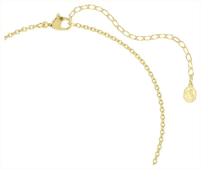 Swarovski Swarovski Imber Necklace, Mixed Cuts, Multicoloured, 18K Gold Finish 5753274 - alternate view 3