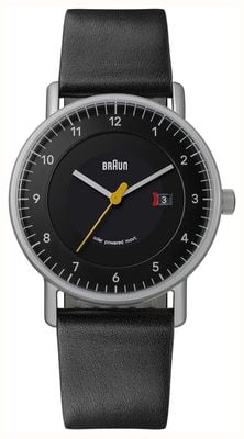 Braun Classic 1989 Tribute Design Pulseira De Couro Preto