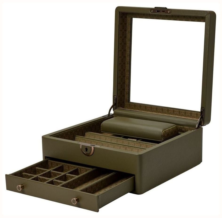 WOLF Earth Watch Stand Box Olive 190741 190741 - alternatieve weergave 6