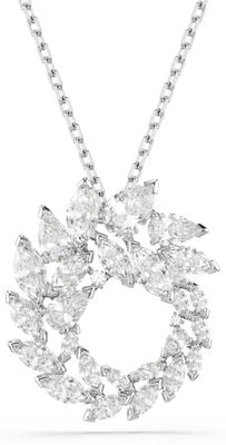 Swarovski Mesmera pendant, Marquise cut, White, Rhodium plated 5759837
