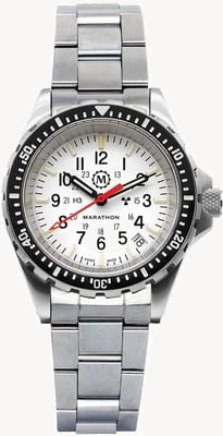 Marathon Arctic Edition MSAR Medium Diver's Quartz (36mm) White Dial / Stainless Steel Bracelet WW194027SS-0506