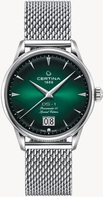 Certina DS-1 Special Edition Big Date | Powermatic 80 | Silver Mesh Watch C0294261109160