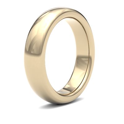 James Moore Wedding Rings | 18ct Yellow Gold | 5mm | ExtraHeavy | Premium Court | AG_5LZP-18Y